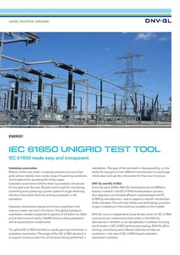 IEC 61850 UniGrid test tool