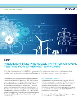 Precision Time Protocol (PTP) testing